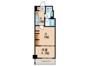 IBIS市ヶ谷の物件間取画像